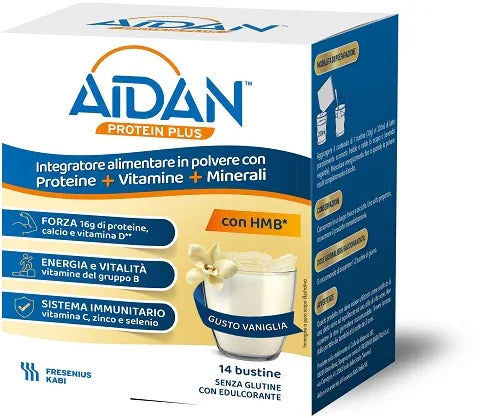 AIDAN PROTEIN PLUS VANIGLIA 14 BUSTINE - Farmaspeed