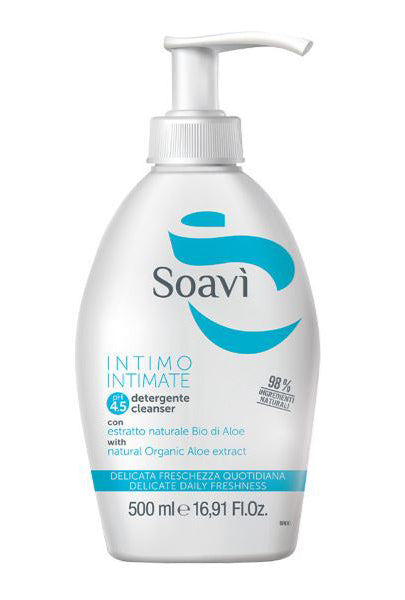 SOAVI INTIMO DELICATO PH4.5 BOTTLE WITH DISPENSER 500 ML