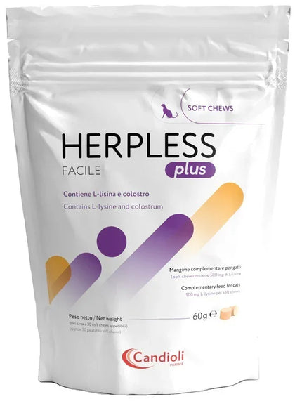 HERPLESS PLUS FACILE 30 SOFT CHEWS - Farmaspeed