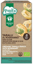 PANITO TARALLI ROSMARINO SENZA GLUTINE E SENZA LIEVITO 180 G