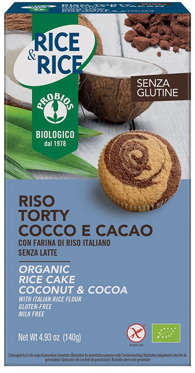 PROBIOS RICE TORTY COCONUT COCOA 140 G