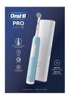 ORALB PRO 1 BLUE ELECTRIC TOOTHBRUSH+TC