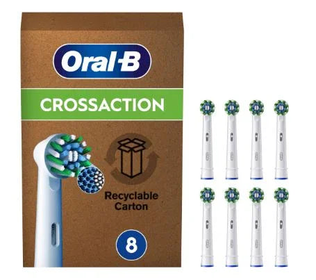 ORALB POWER REFILL EB50R CROSSACTION 8 PEZZI - Farmaspeed