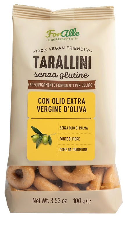 FORALLE TARALLINI WITH EXTRA VIRGIN OLIVE OIL 100 G
