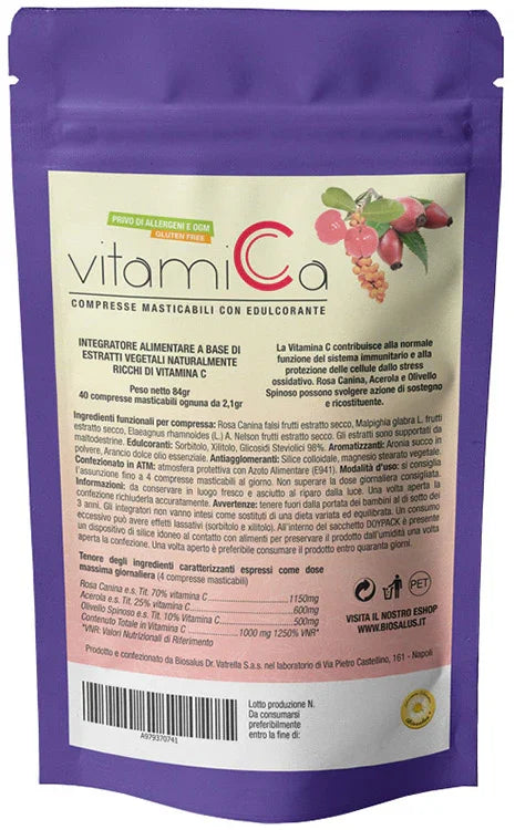 VITAMICA 40 COMPRESSE MASTICABILI - Farmaspeed