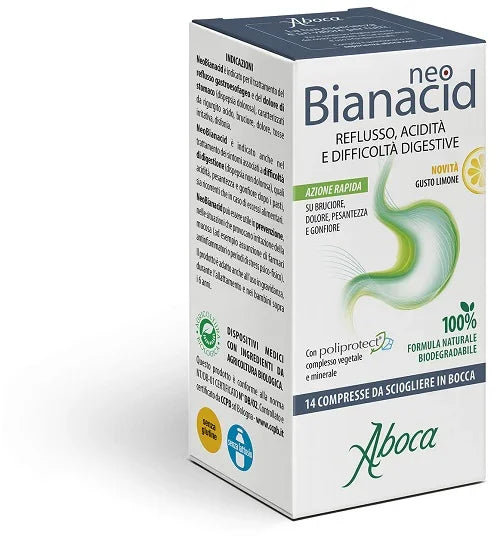 NEOBIANACID 14 COMPRESSE LIMONE - Farmaspeed