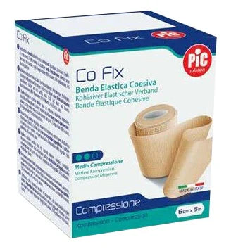 BENDA ELASTICA PIC CO FIX AUTOADESIVA 12X5CM MEDIUM - Farmaspeed
