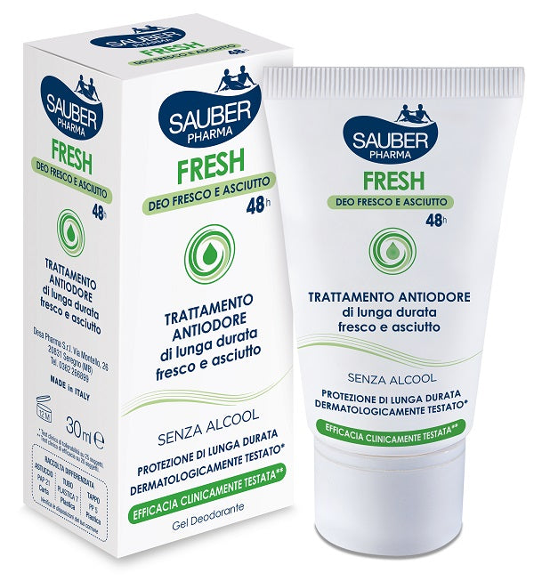 SAUBER FRESH DEODORANT GEL CASE 30 ML