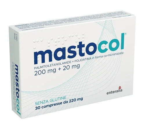 MASTOCOL 30 PALMITOILETANOLAMIDE 200 MG + POLIDATINA FORMA CO MICRONIZZATA 20 MG 30 COMPRESSE - Farmaspeed
