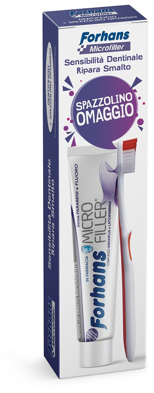FORHANS MICROFILLER TOOTHPASTE + TOOTHBRUSH
