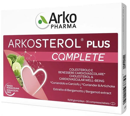 ARKOSTEROL PLUS COMPLETE 30 COMPRESSE - Farmaspeed