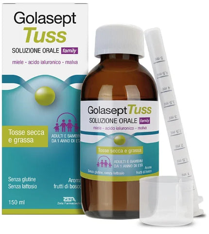 SOLUZIONE ORALE GOLASEPT TUSS FAMILY 150 ML - Farmaspeed