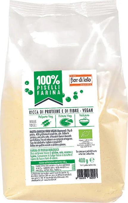 FIOR DI LOTO FARINA DI PISELLI BIO 400 G - Farmaspeed