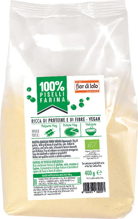 FIOR DI LOTO FARINA DI PISELLI BIO 400 G - Farmaspeed