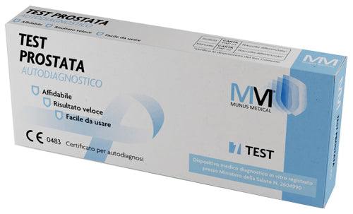 MUNUS MEDICAL SELF-DIAGNOSTIC PROSTATE TEST DETECTION OF PROSTATIC SPECIFIC ANTIGEN IN WHOLE BLOOD SAMPLES