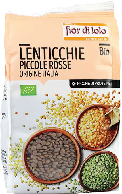LENTICCHIE PICCOLE ROSSE ITALIA BIO 400 G - Farmaspeed