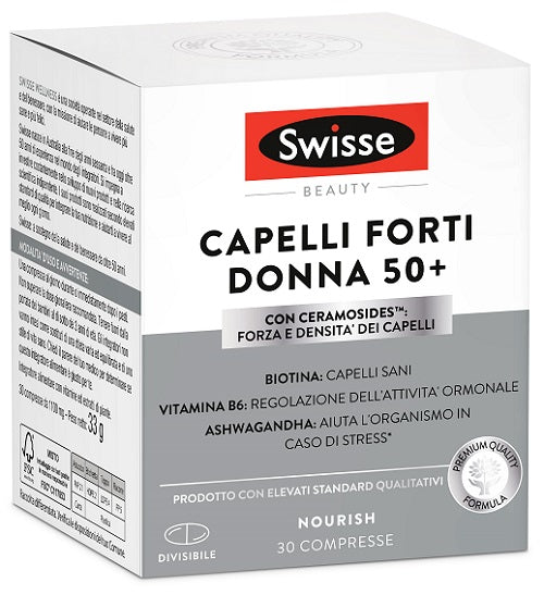 SWISSE CAPELLI FORTI DONNA 50+ 30 COMPRESSE