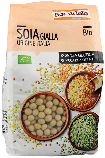 FLOWER OF LOTUS YELLOW SOY ITALY GLUTEN FREE ORGANIC 400 G
