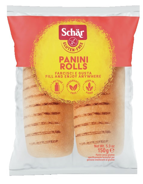 SCHAR PANINI ROLLS 2 PIECES OF 75 G
