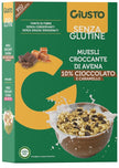 GIUSTO GLUTEN FREE MUESLI OAT CHOCOLATE 275 G