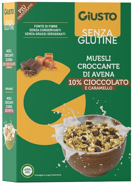GIUSTO GLUTEN FREE MUESLI OAT CHOCOLATE 275 G