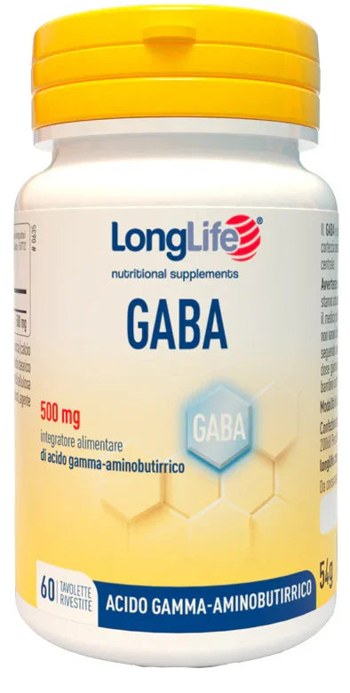 LONGLIFE GABA 500MG 60 TAVOLETTE RIVESTITE - Farmaspeed