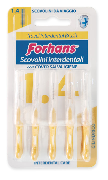FORHANS TRAVEL INTERDENTAL BRUSH 1.4