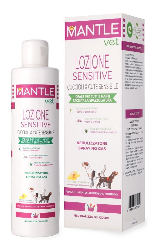 MANTLE VET LOZIONE CUCCIOLI E CUTE SENSIBILE 250 ML
