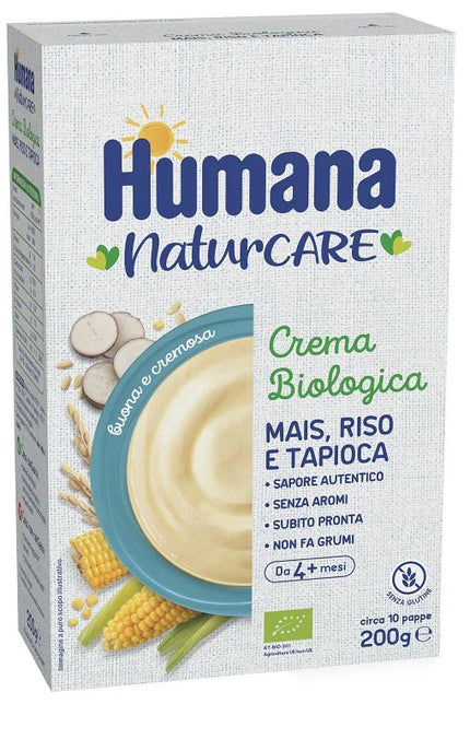 HUMANA CREMA MAIS RISO TAPIOCA BIO 200 G - Farmaspeed
