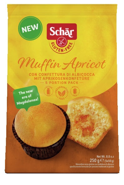 SCHAR APRICOT MUFFINS 5 PIECES OF 50 G