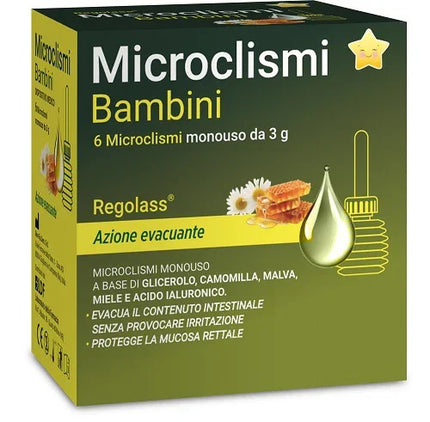 MICROCLISMI BAMBINI LABORATORIO DELLA FARMACIA 3 G 6 PEZZI - Farmaspeed