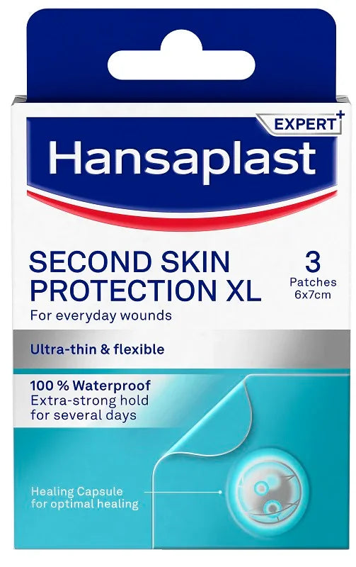 CEROTTO HANSAPLAST SECOND SKIN PROTECTION XL 3 PEZZI - Farmaspeed