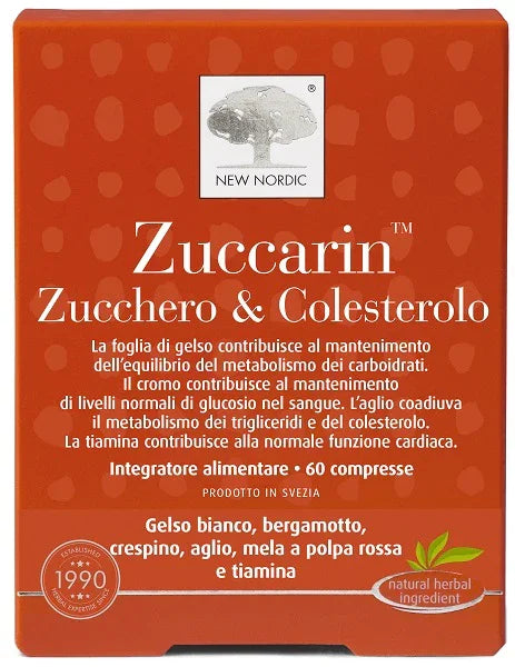 ZUCCARIN ZUCCHERO & COLESTEROLO 60 COMPRESSE - Farmaspeed