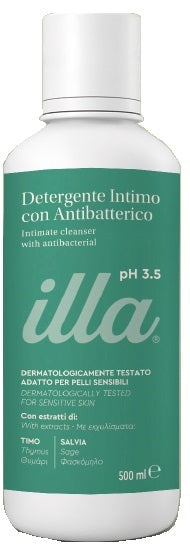 ILLA ANTIBACTERIAL INTIMATE CLEANSER PH 3.5 500 ML