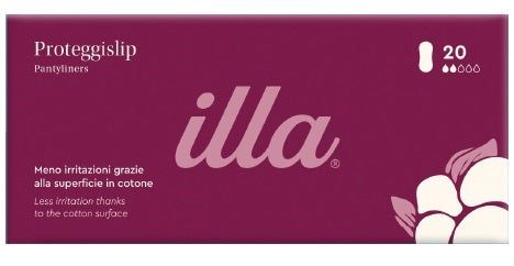 ILLA PANTY LINERS LAYING OUT 20 PIECES