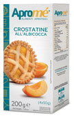 APROME' APRICOT TARTS 4 PIECES OF 50 G