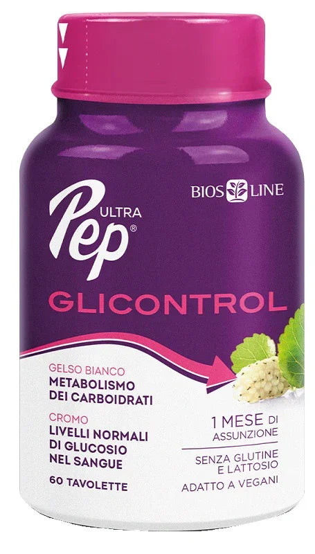 ULTRA PEP GLICONTROL 60 TAVOLETTE - Farmaspeed