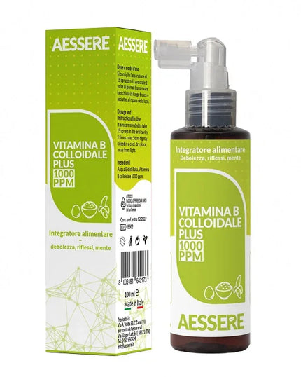 VITAMINA B COLLOIDALE PLUS SPRAY 1000PPM 100 ML - Farmaspeed
