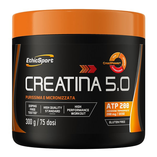 CREATINA 5,0 300 G CON EDULCORANTE SENZA GLUTINE