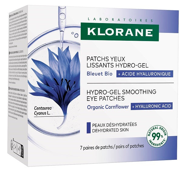 KLORANE BLUET EYE PATCH LEV HYDRO-GEL 7 PIECES OF 2 PATCHES