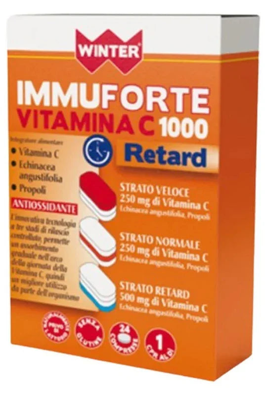 WINTER IMMUNOFORTE VITAMINA C 1000 RETARD 24 COMPRESSE - Farmaspeed