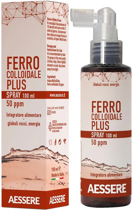 FERRO COLLOIDALE PLUS 50PPM SPRAY 100 ML - Farmaspeed