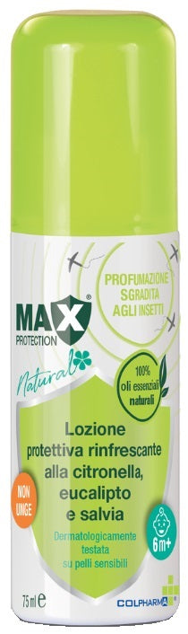 COLPHARMA LOZIONE SPRAY PROTETTIVA ALLA CITRONELLA MAX PROTECTION NATURAL 75 ML