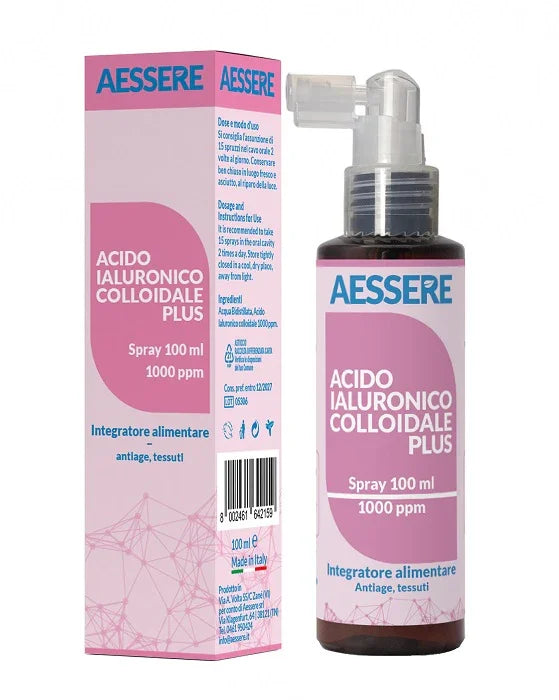 ACIDO IALURONICO COLLOIDALE PLUS 1000PPM 100 ML - Farmaspeed