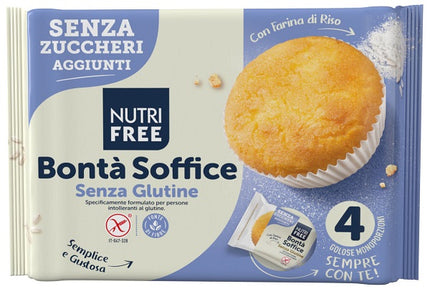 NUTRIFREE BONTA' SOFFICE SENZA ZUCCHERI AGGIUNTI 4 PEZZI DA 35 G