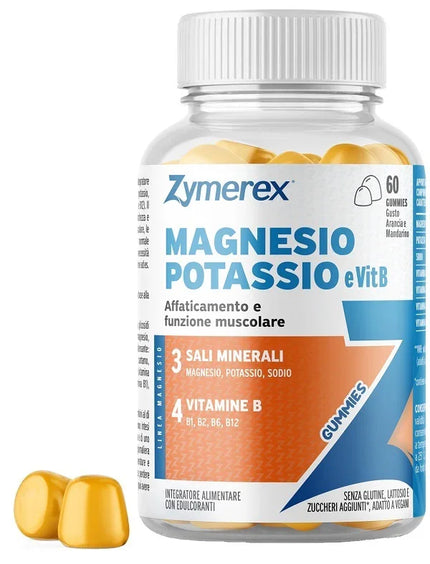 ZYMEREX MAGNESIO POTASSIO E VIT B 60 GUMMIES - Farmaspeed