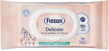 FISSAN SALVIETTE DELICATE NEW 70 PEZZI