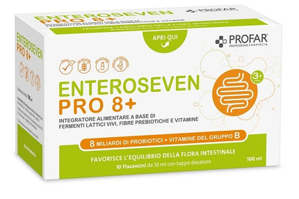 PROFAR ENTEROSEVEN PRO 8+ 10 FLACONCINI DA 10 ML