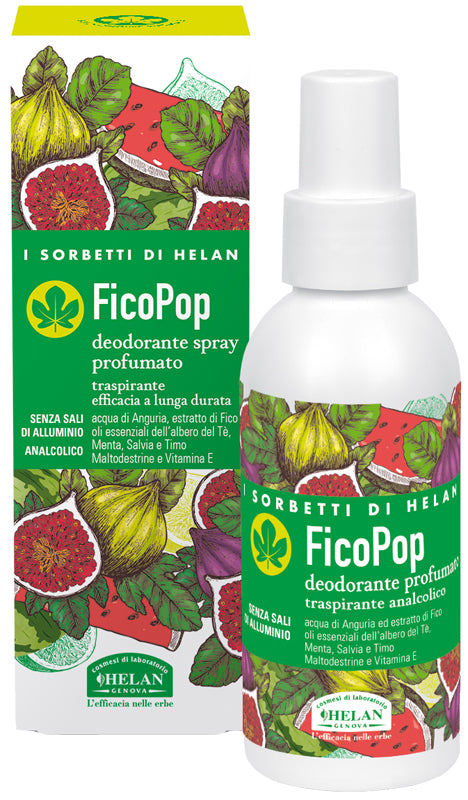 I SORBETTI DI HELAN FICOPOP DEODORANTE PROFUMATO TRASPIRANTE ANALCOLICO 100 ML