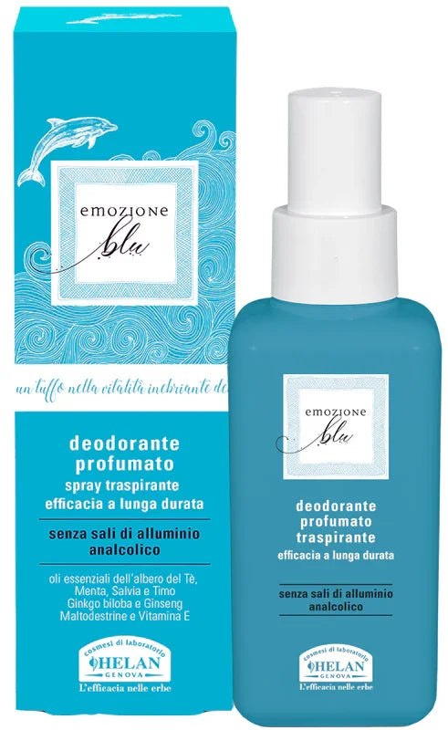 EMOZIONE BLU DEODORANTE PROFUMATO TRASPIRANTE SPRAY 100 ML - Farmaspeed